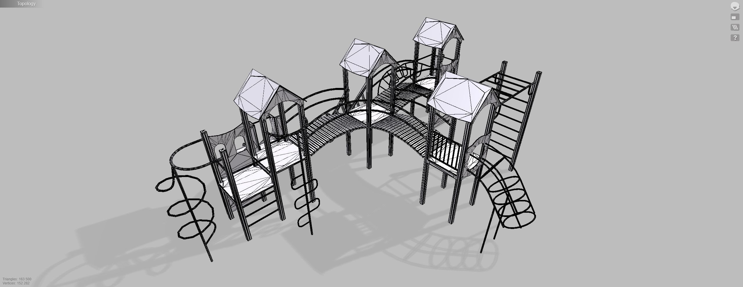 Playground for kids 3D model_14