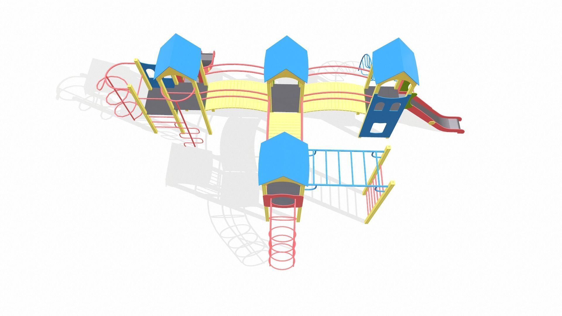 Playground for kids 3D model_10