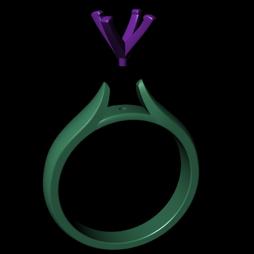 Round 0-75-CT Quarter Round Profile Shank Width 3mm 3D print model_10