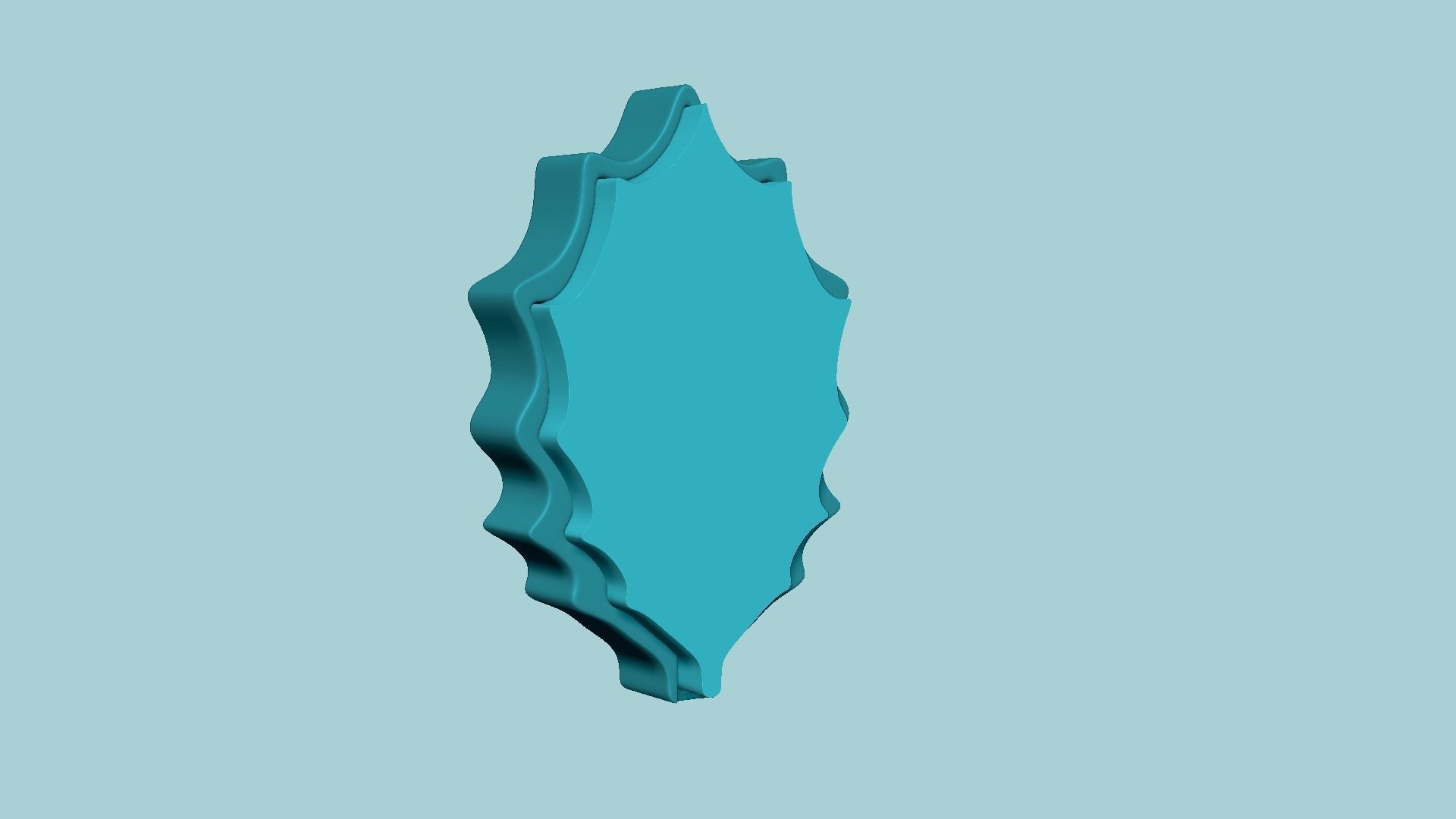 American Holly Leaf - Molding Artificial EVA Craft 3D print model_5