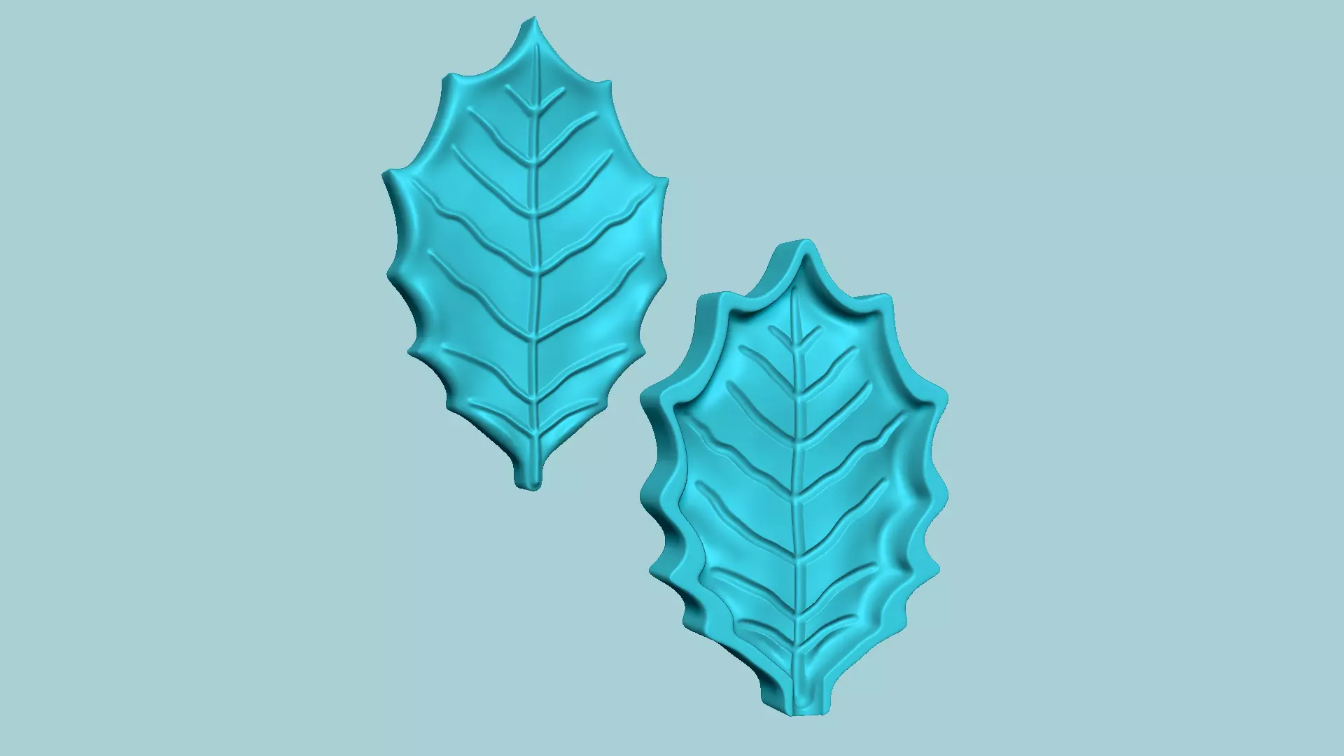 American Holly Leaf - Molding Artificial EVA Craft 3D print model_0