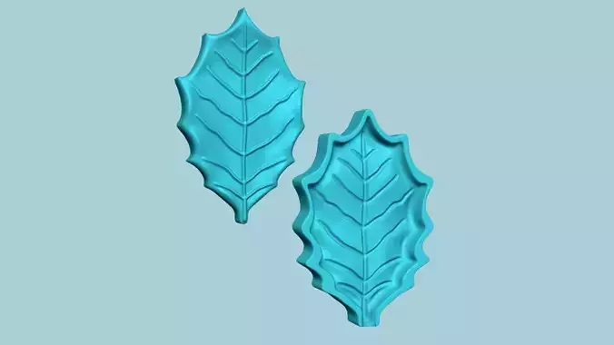 American Holly Leaf - Molding Artificial EVA Craft 3D print model