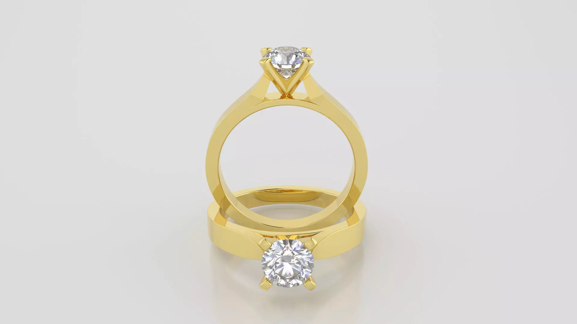 Round 0-75-CT Flat Profile Round Shank Width 2-4mm 3D print model_0