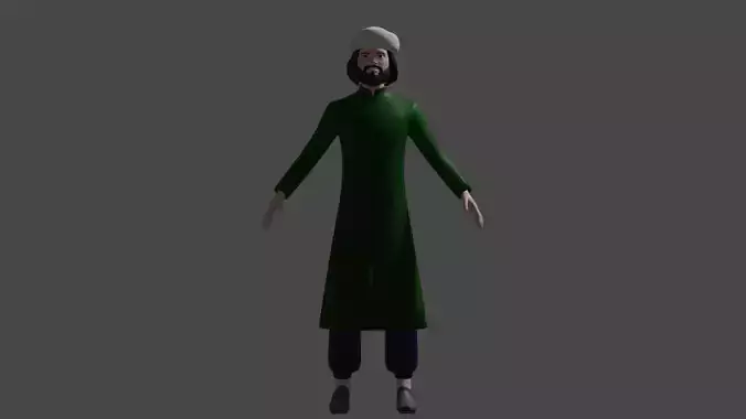 Arab or Muslim Medival Man