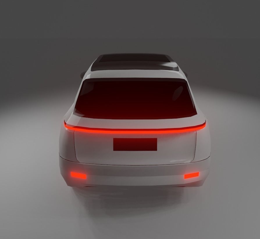 LiXiang L9 Low-poly 3D model_7