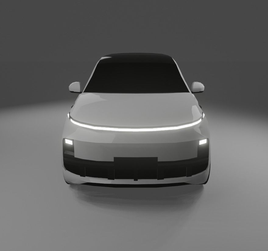 LiXiang L9 Low-poly 3D model_6