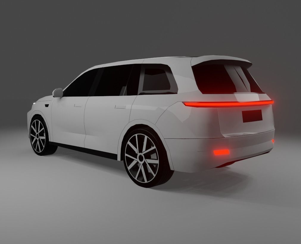 LiXiang L9 Low-poly 3D model_1