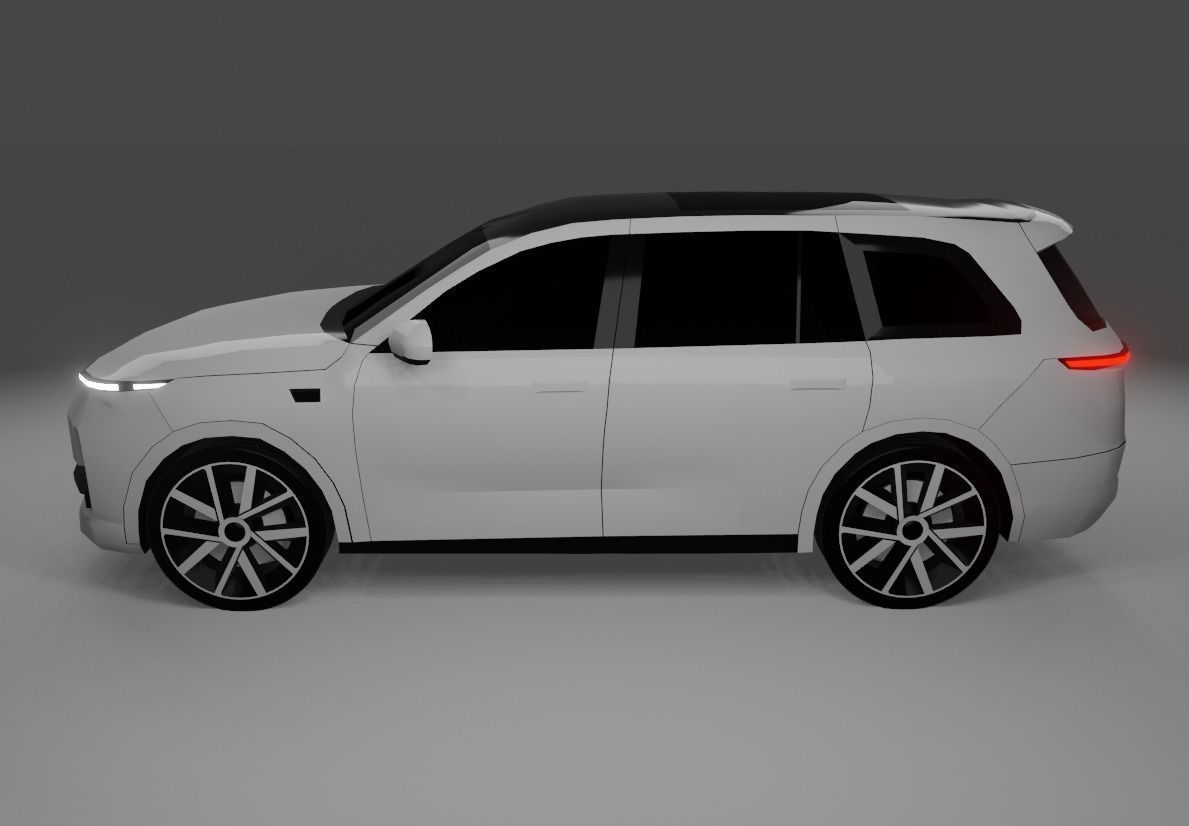 LiXiang L9 Low-poly 3D model_5