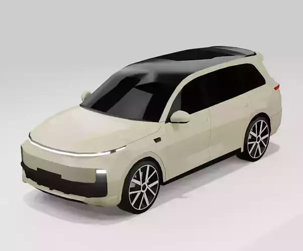 LiXiang L9 Low-poly 3D model