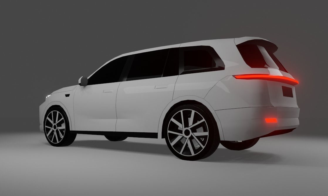 LiXiang L9 Low-poly 3D model_11