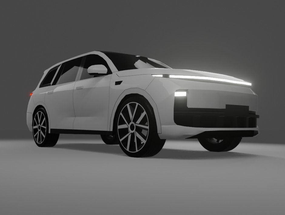 LiXiang L9 Low-poly 3D model_10