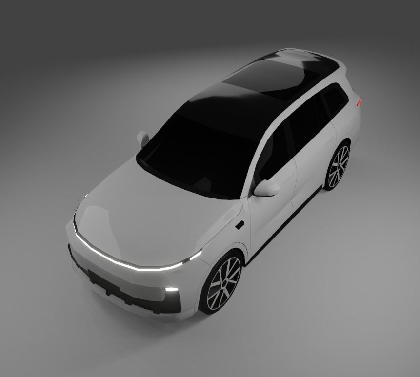 LiXiang L9 Low-poly 3D model_12