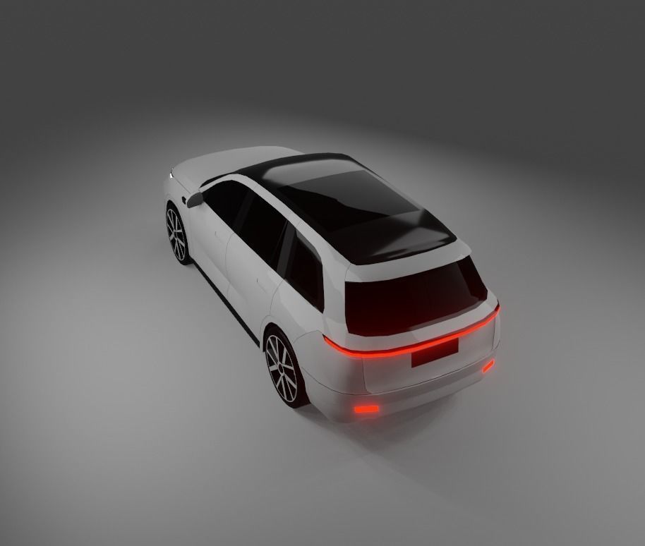 LiXiang L9 Low-poly 3D model_8