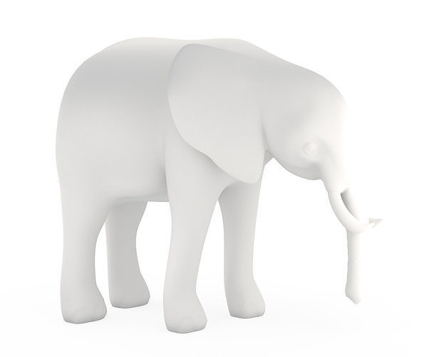 SIMPLE ELEPHANT 3D model