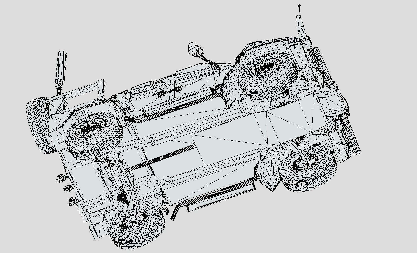 M1278A1 JLTV Joint Light Tactical Vehicle Low-poly 3D model_16