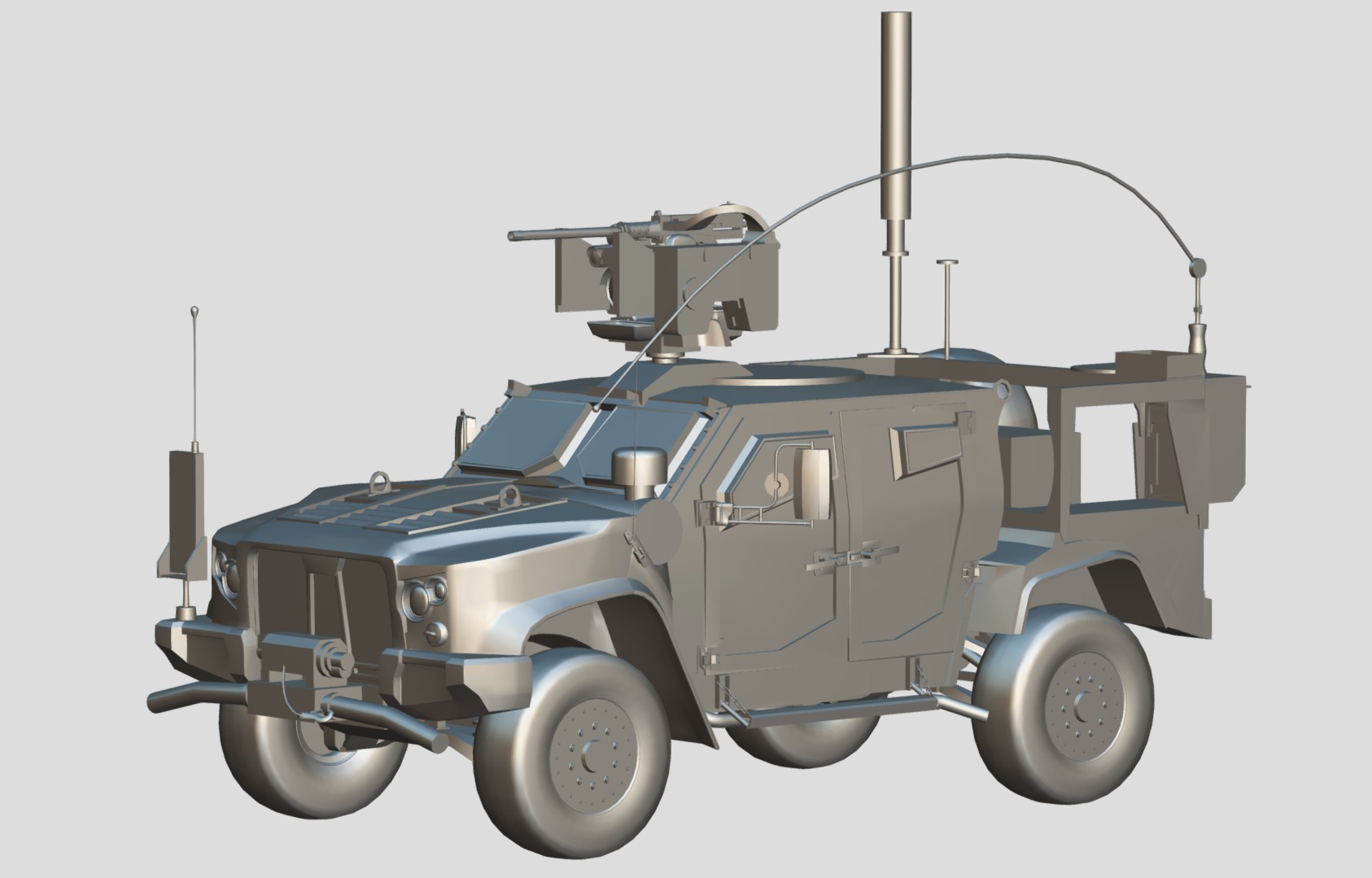 M1278A1 JLTV Joint Light Tactical Vehicle Low-poly 3D model_19