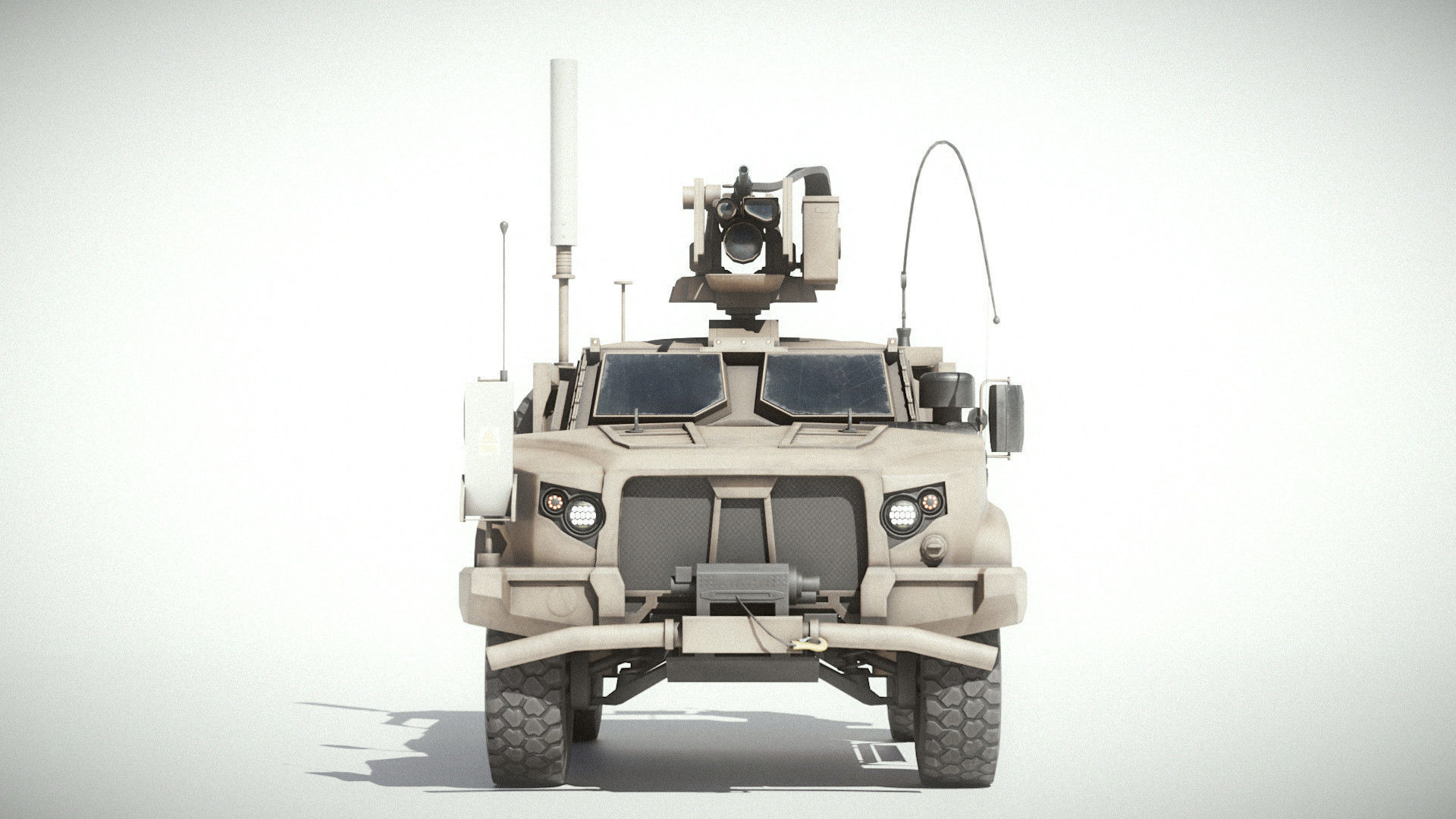 M1278A1 JLTV Joint Light Tactical Vehicle Low-poly 3D model_7