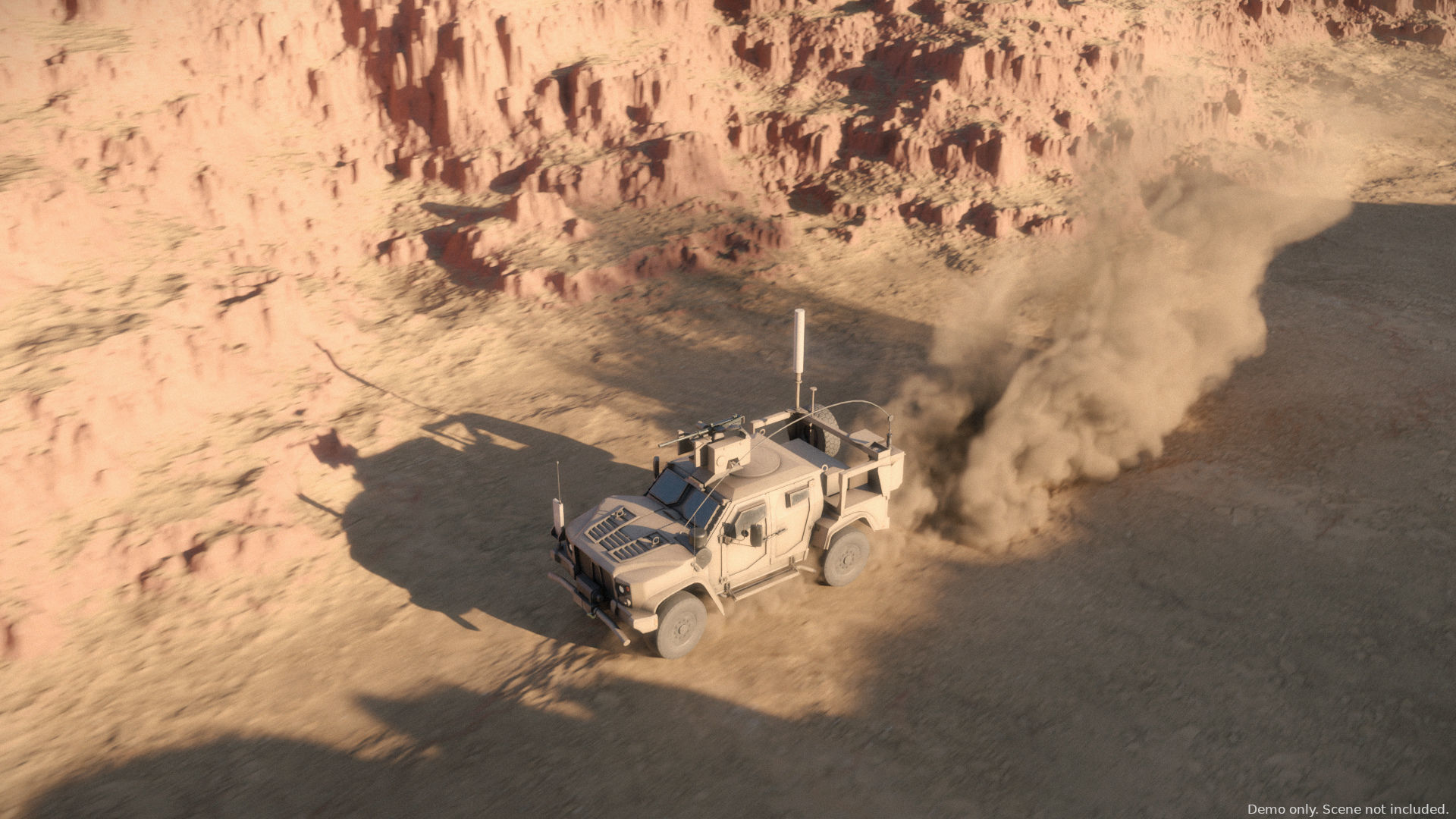 M1278A1 JLTV Joint Light Tactical Vehicle Low-poly 3D model_4