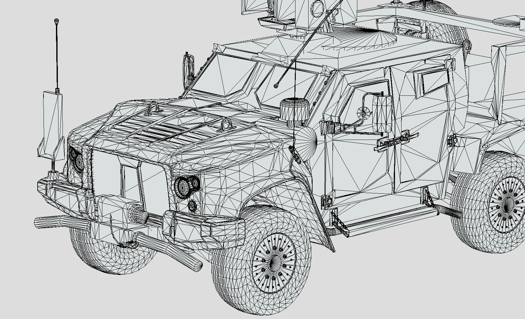 M1278A1 JLTV Joint Light Tactical Vehicle Low-poly 3D model_15