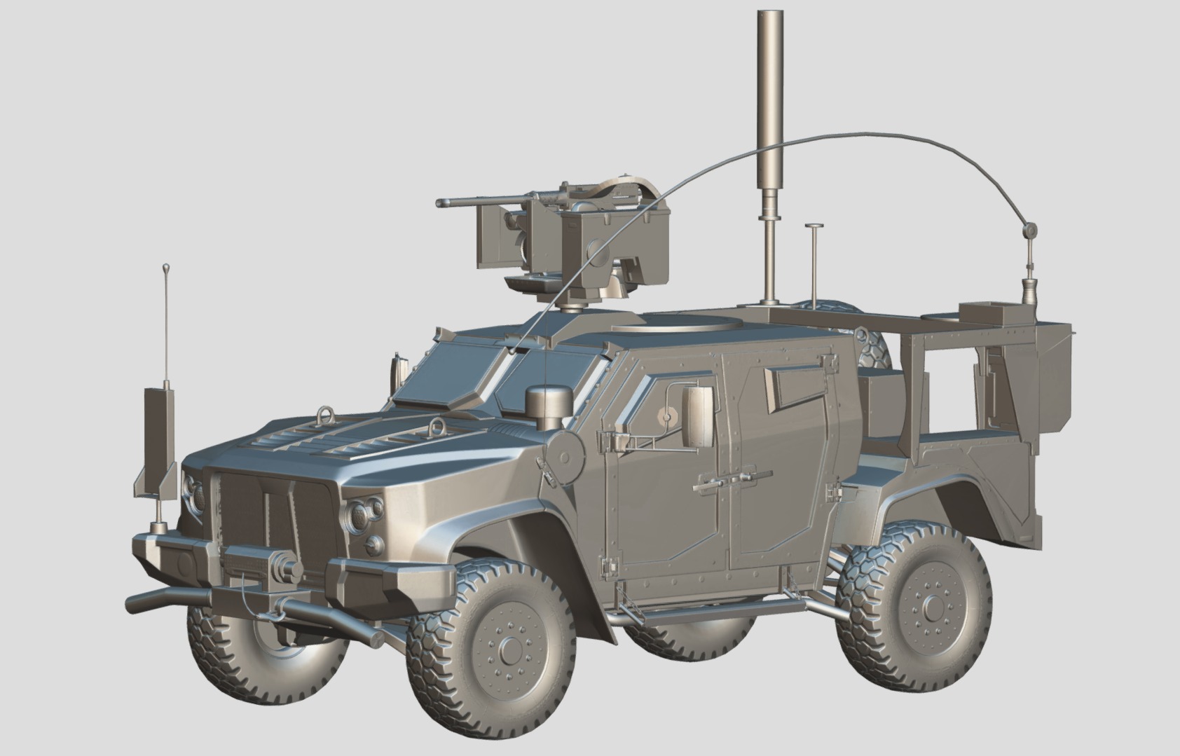 M1278A1 JLTV Joint Light Tactical Vehicle Low-poly 3D model_20