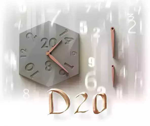D20 clock