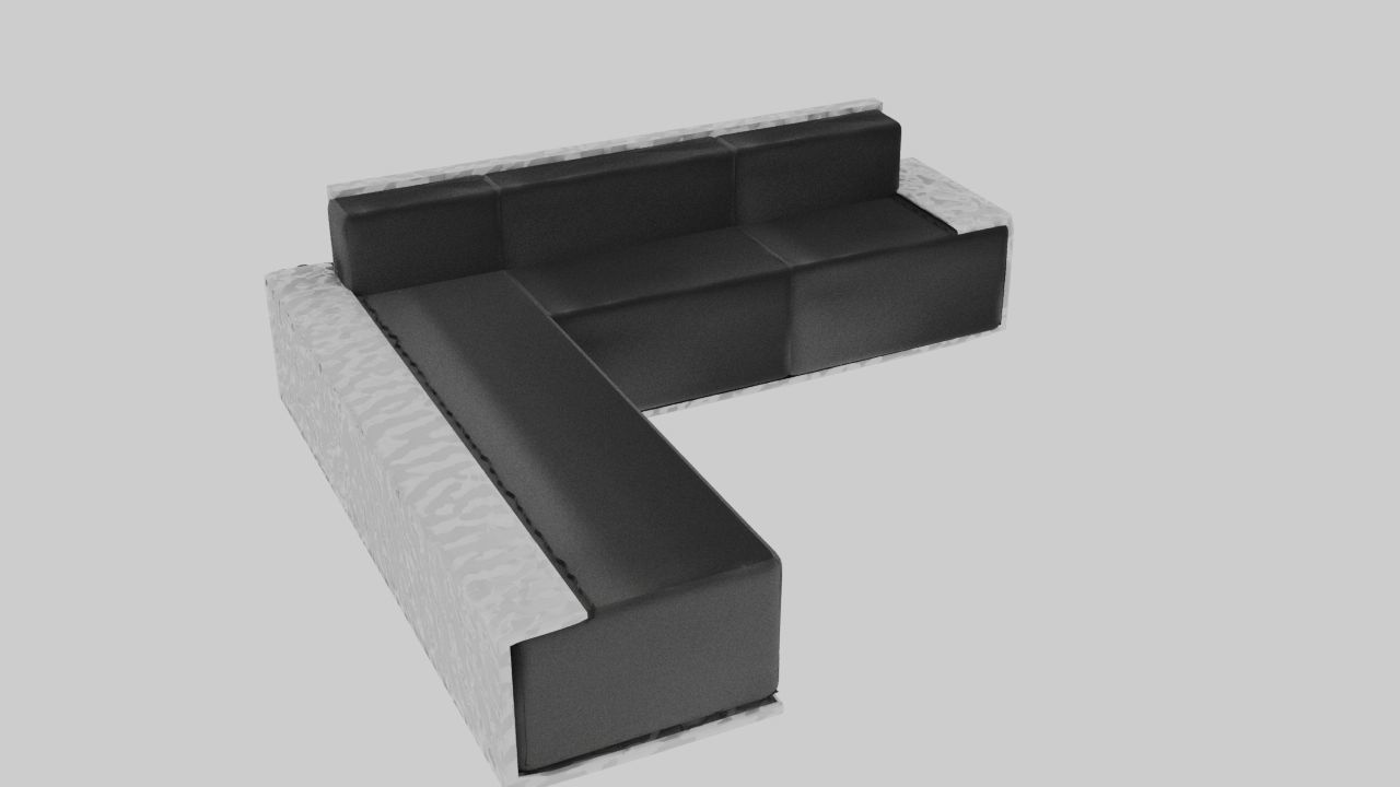 Divan Free 3D model_2