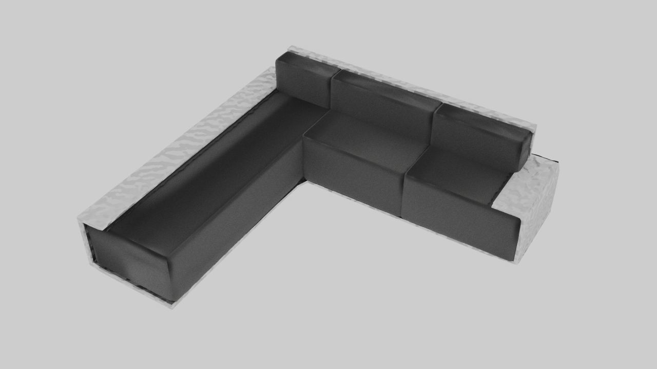 Divan Free 3D model_1