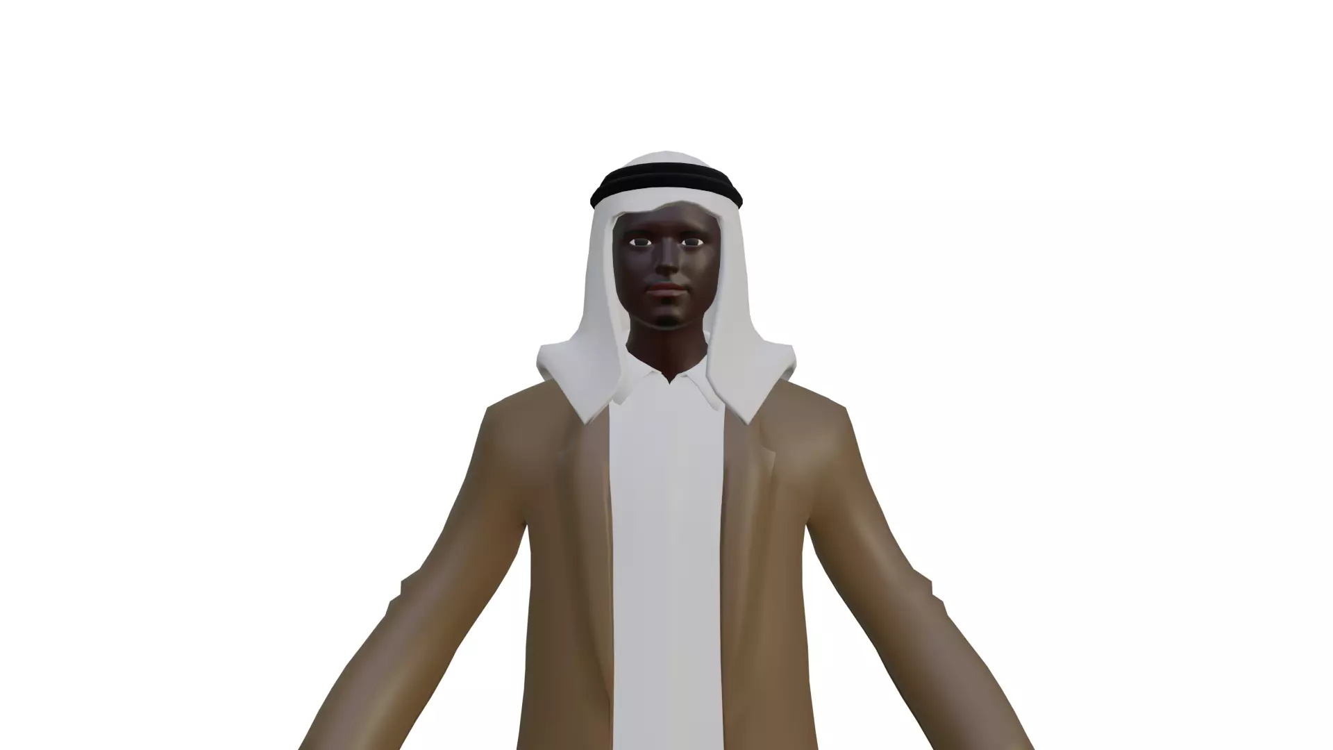 Arab Man 2 Free 3D model_0