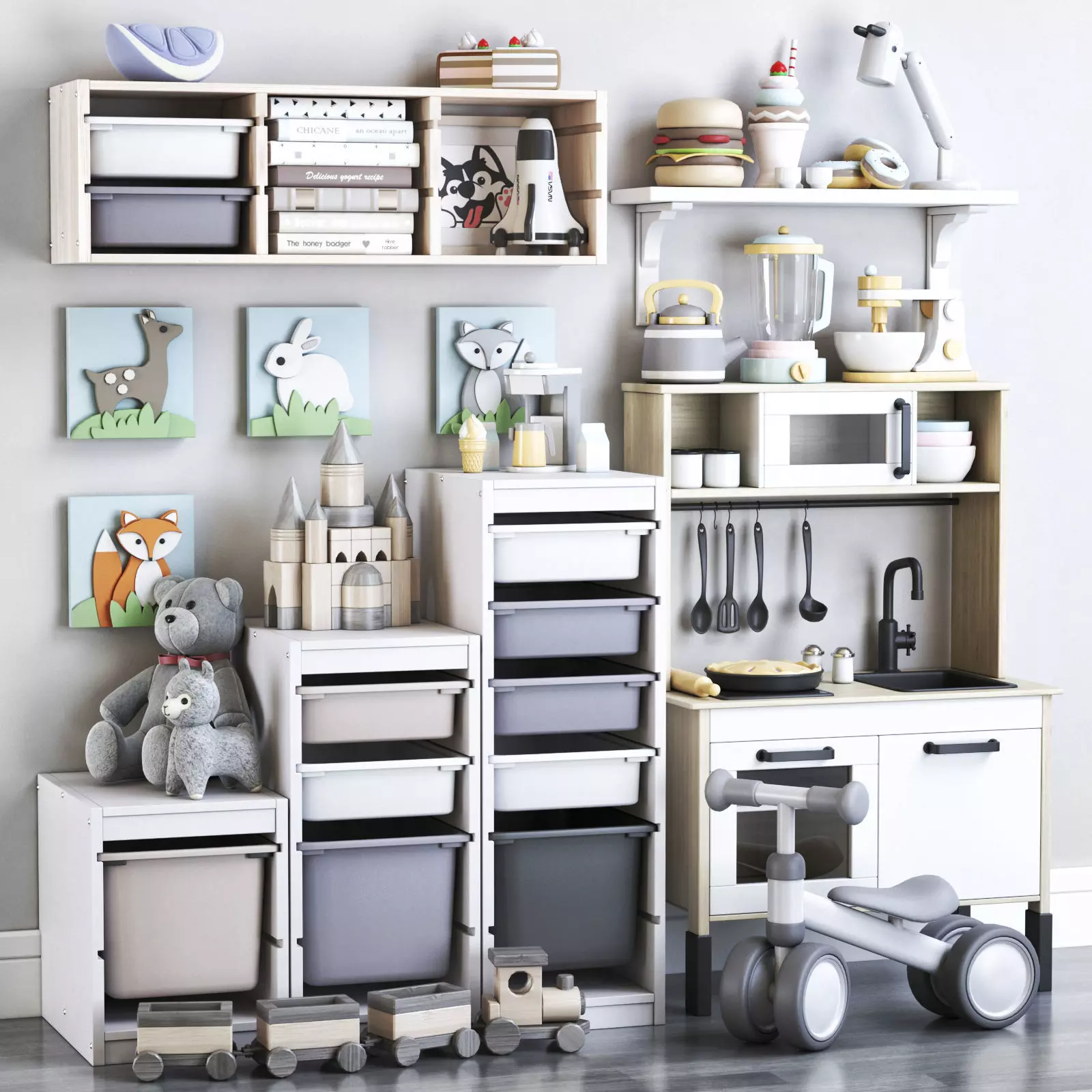 Furniture for nursery 15 3D model