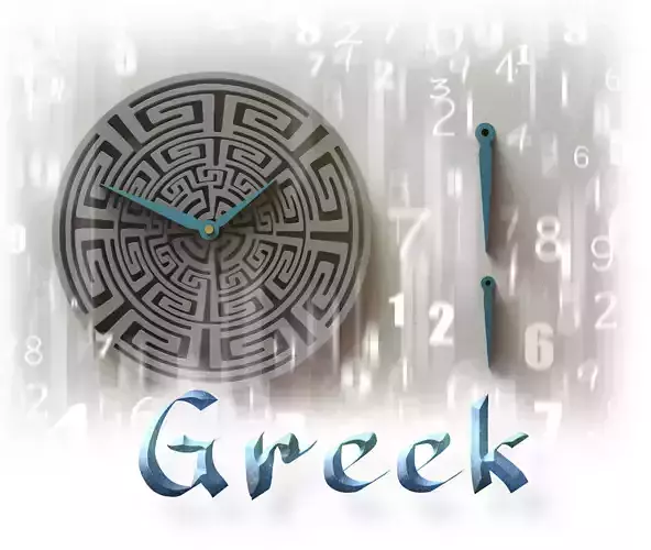 Greek clock