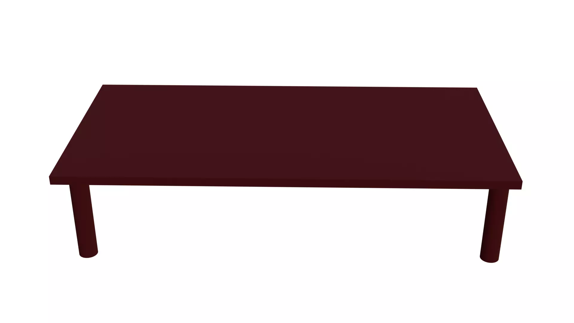 Low Poly Table Free 3D model_0