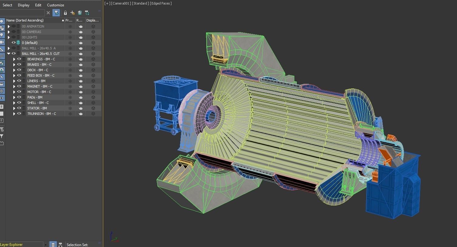 Ball Mill 3D model_14