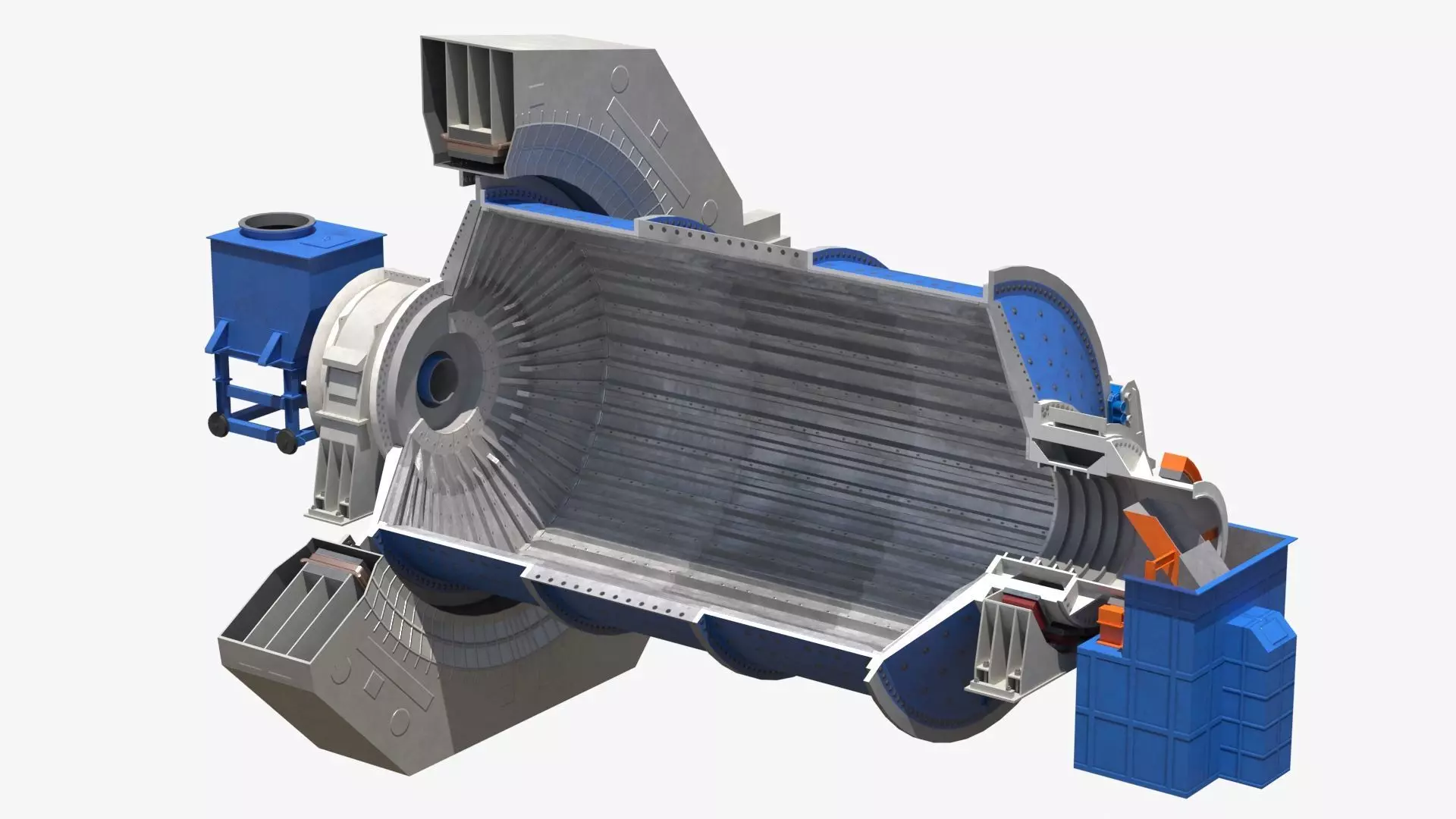 Ball Mill 3D model_0