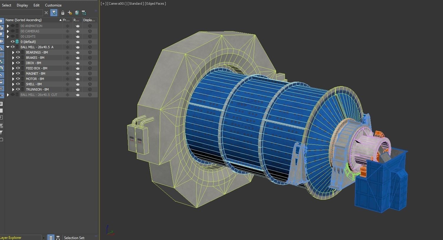 Ball Mill 3D model_13