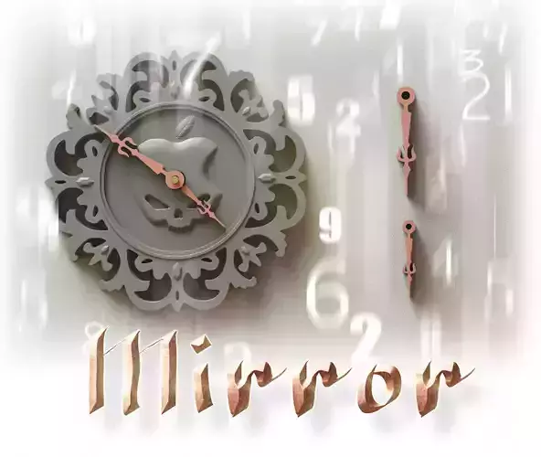 Mirror clock