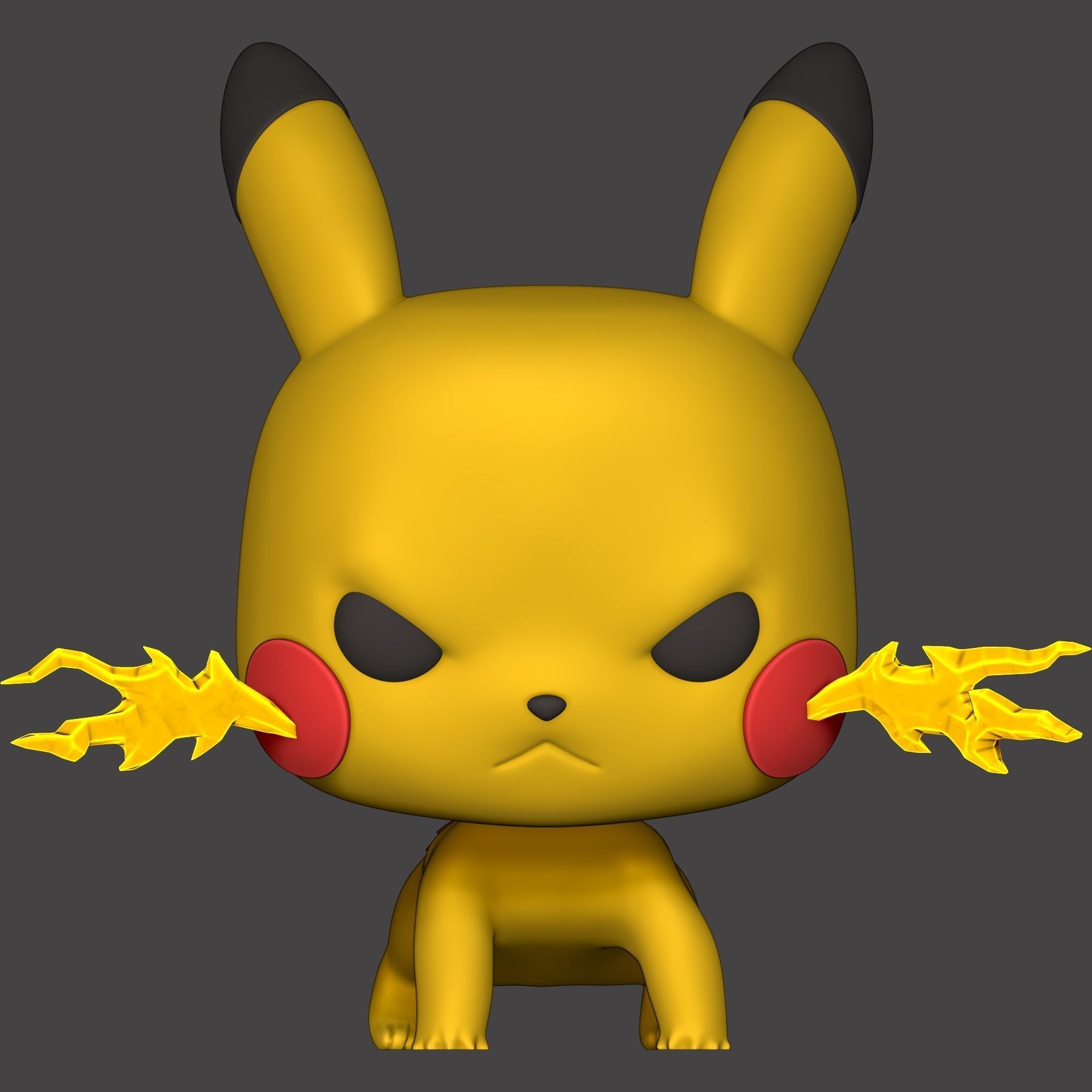 ASH KETCHUM AND PIKACHU - POKEMON - FUNKO 3D print model_3