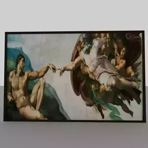 The Creation of Adam painting