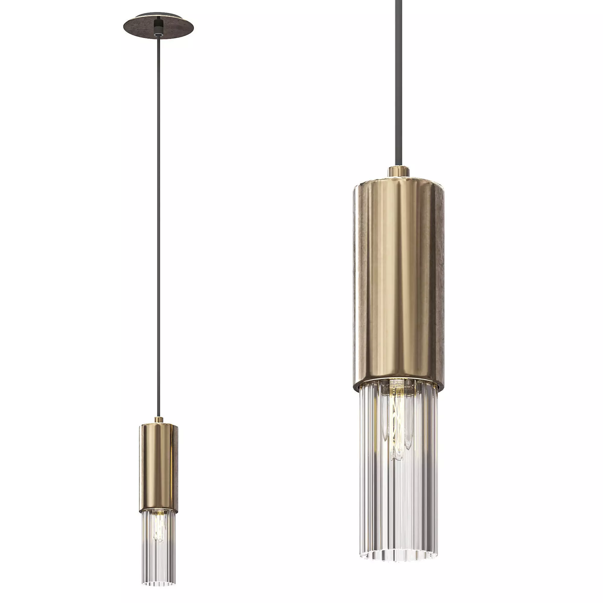 Pendant lamp GIRO 3D model_0