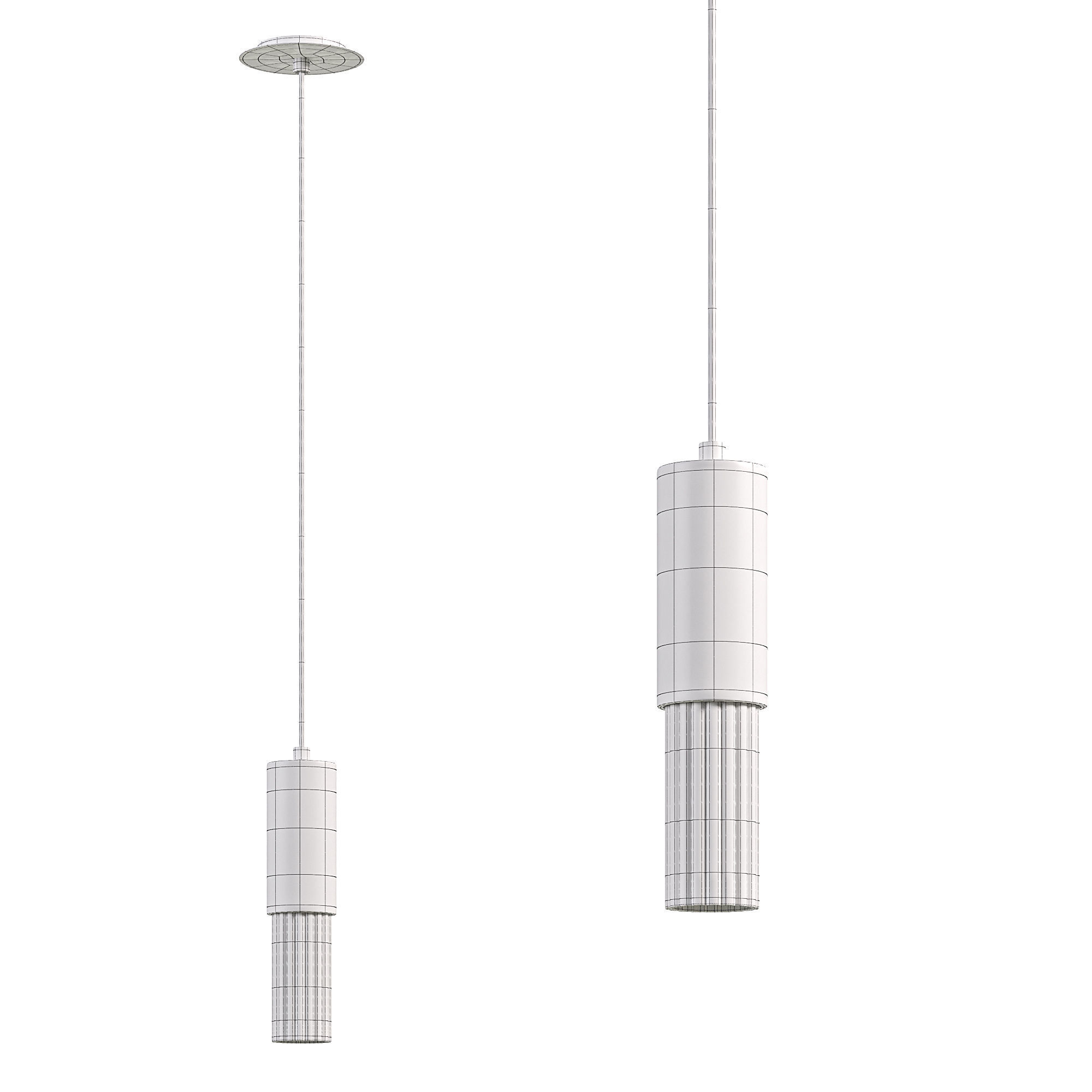 Pendant lamp GIRO 3D model_2