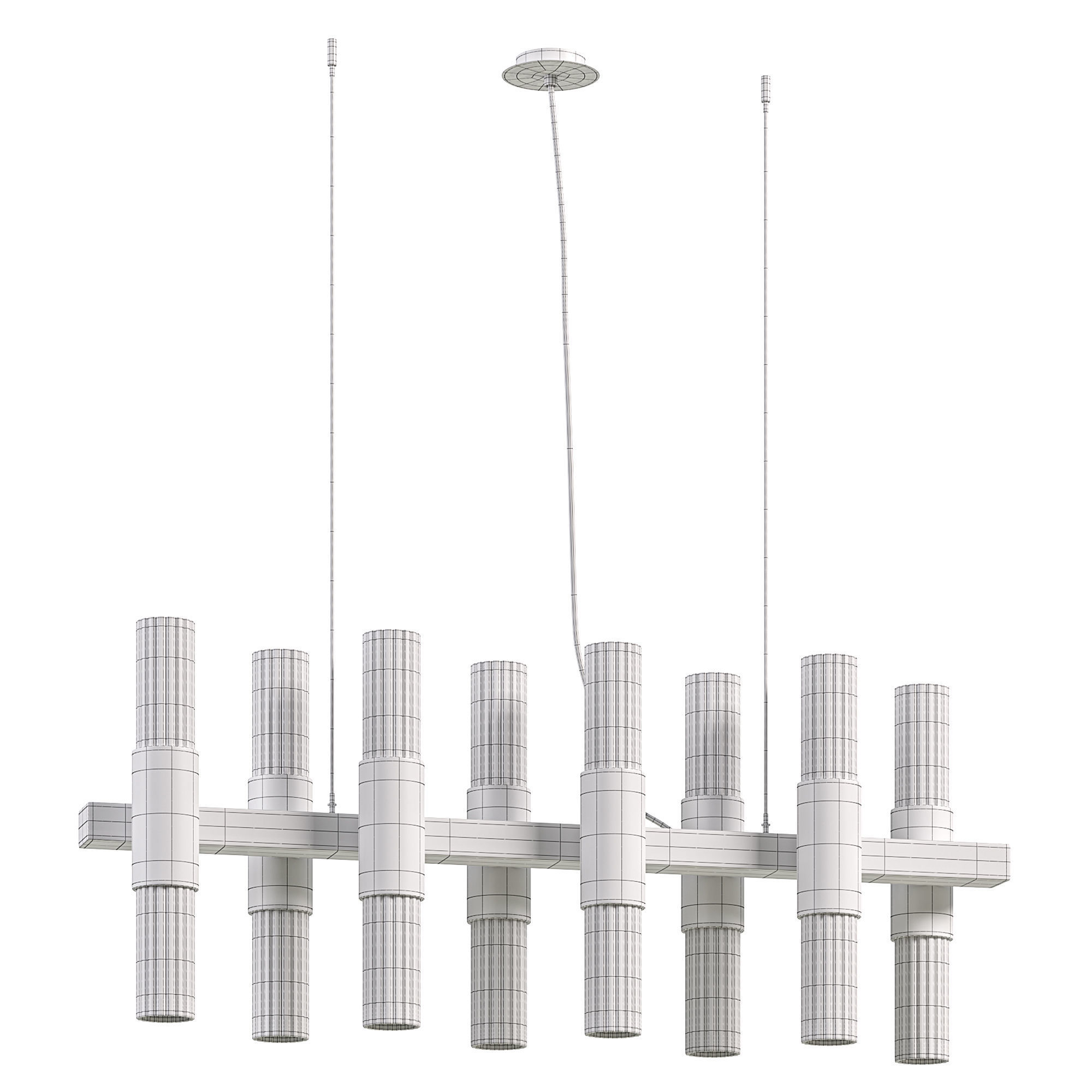 Chandelier GIRO 3D model_2