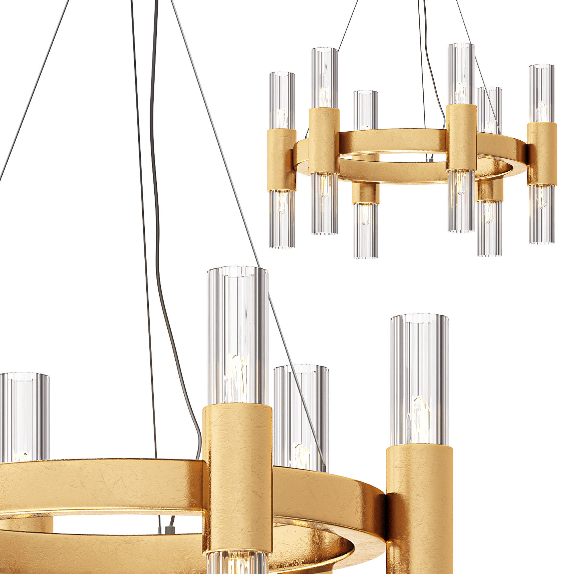 Chandelier Giro 2 3D model_1