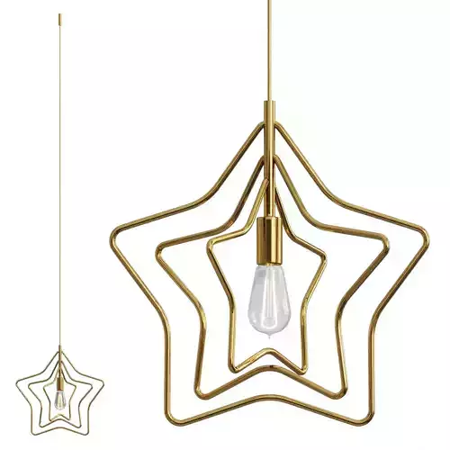 Simple Scandinavian Style Chandelier 