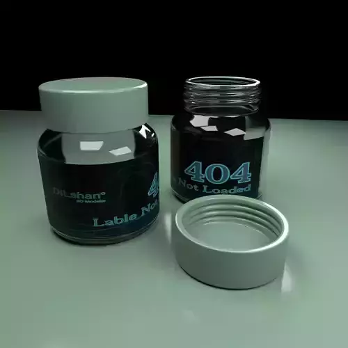 Small Glass Bottle - threaded