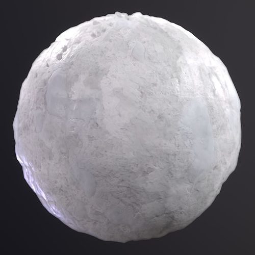 Ice Snow Seamless PBR Texture Free Texture