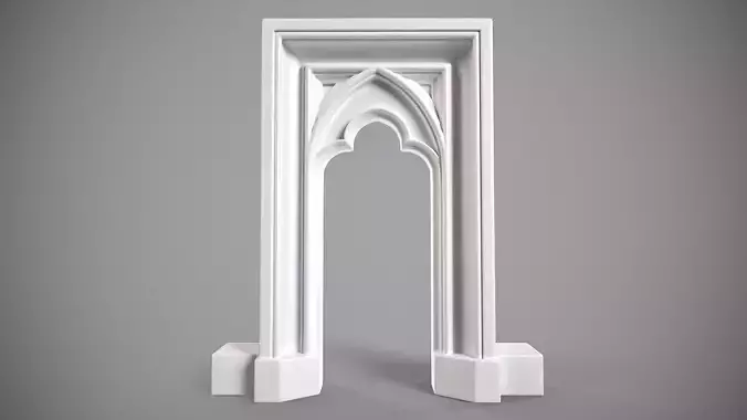 Highpoly Gothic Portal - type 2