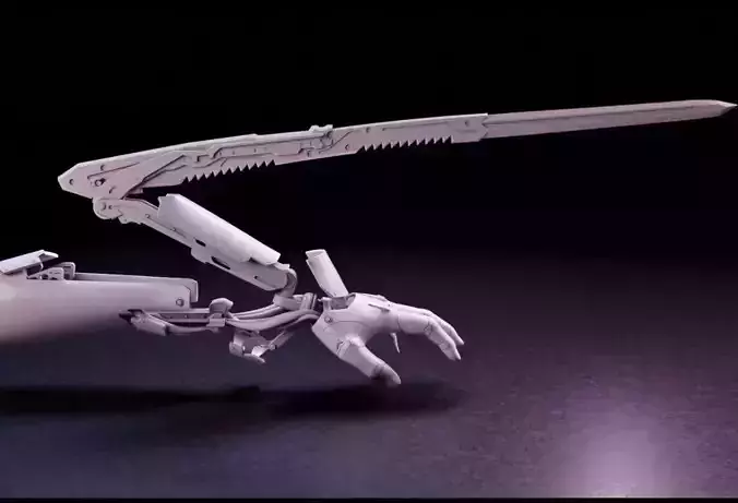 Cyber Arm Blade  3D print model