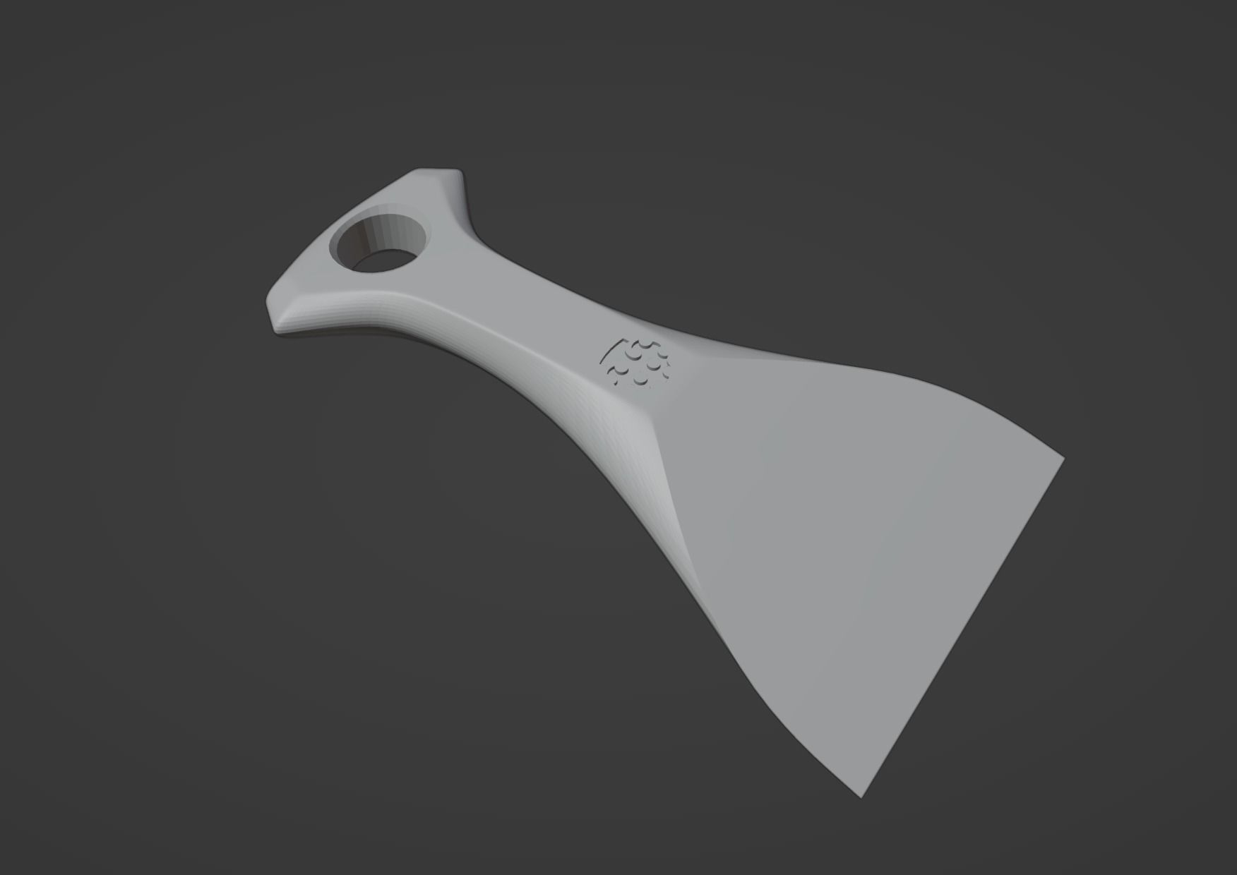 Ice Scraper 001 3D print model_3