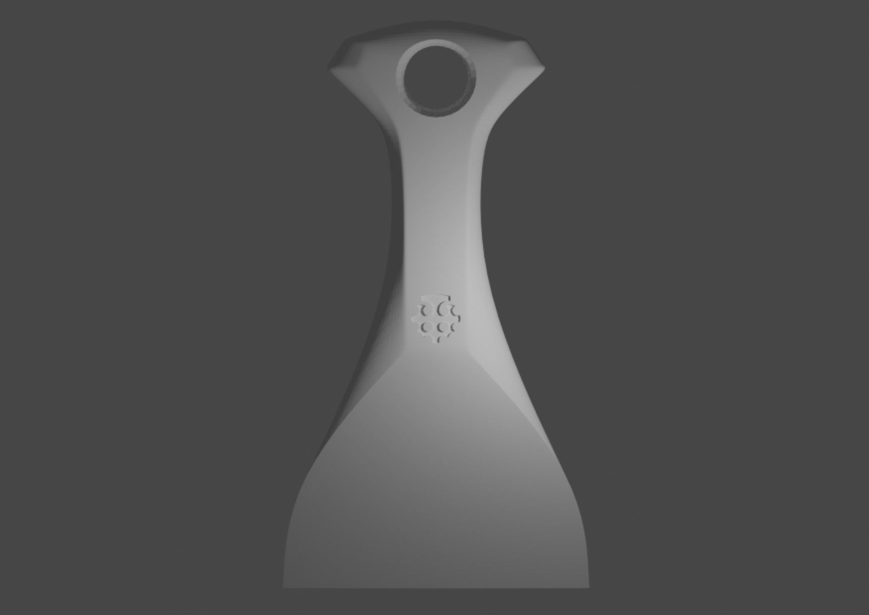 Ice Scraper 001 3D print model_1