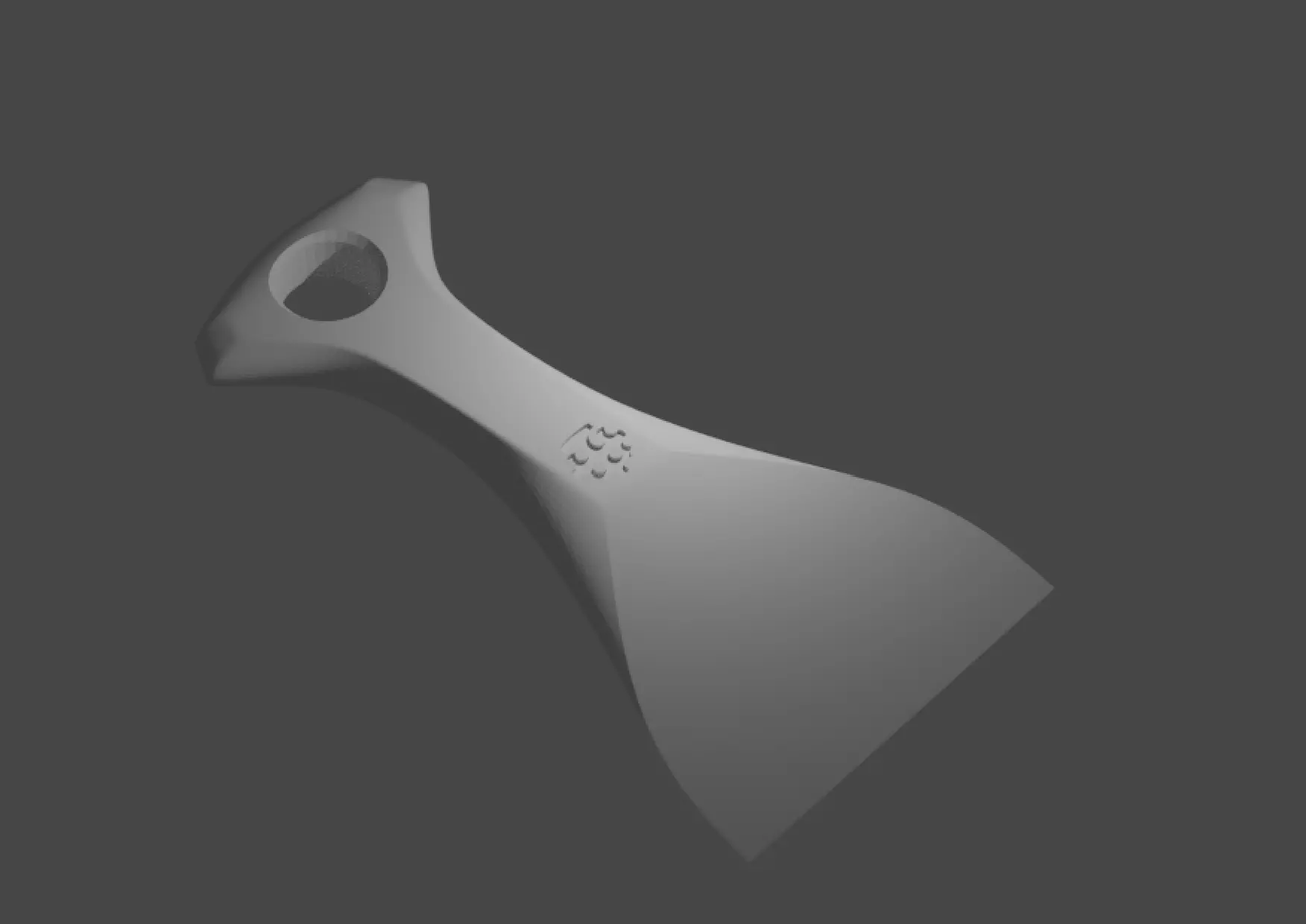 Ice Scraper 001 3D print model_0