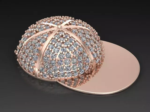 cap necklace 3D print model